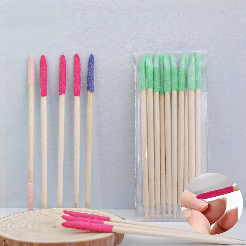 Nail Grinding Stick Nail Scrub Drill Stick Manicure Pusher Cuticle Remover Pedicure Tool Double Head Orange for nail care kit,manicure tools,manicure pedicure kit,manicure set,nail art pusher,nail manicure tools,manicure pedicure tools,cuticle pusher,nail manicure sticks