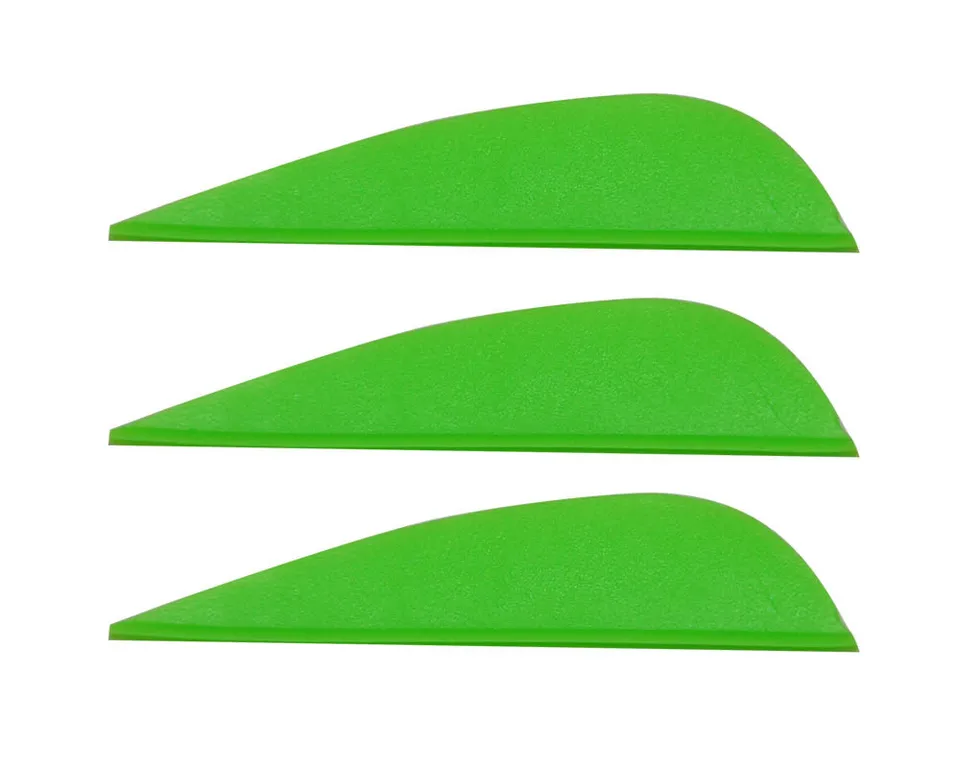 Plume de flèche de tir à l'arc en TPU, multi-taille, 2.5 , 3, 4/5 , document aléatoire, plume en plastique en forme de goutte, carbone mélangé, tige de fibre violette