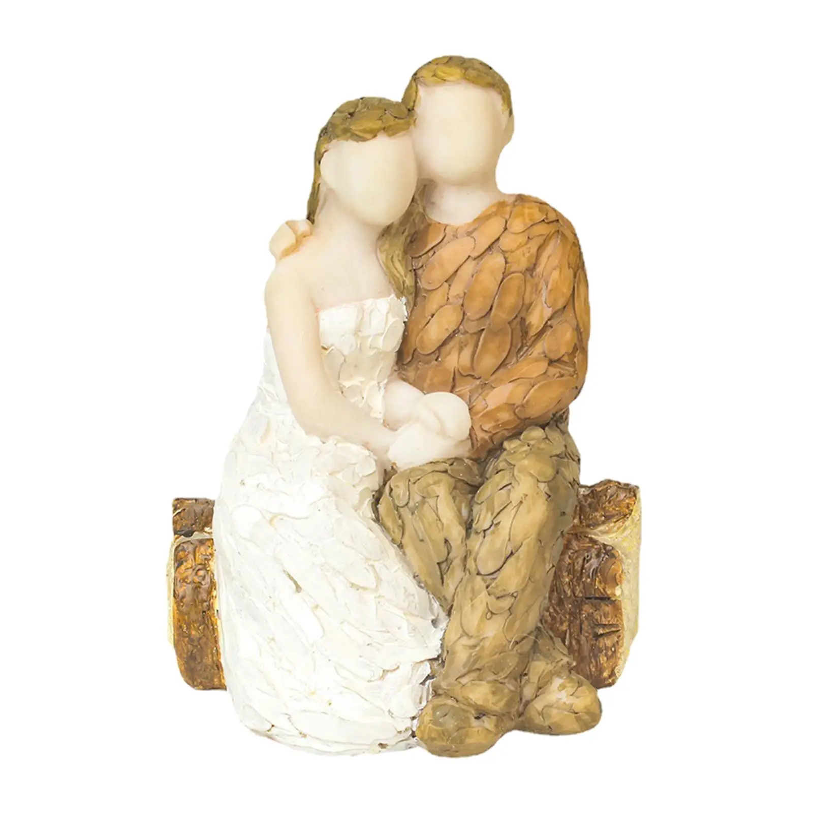 

Wedding Cake Topper Cake Top Decorations Bride Groom Figurines Decorative Couple Statue for Valentine's Day Anniversary Gift