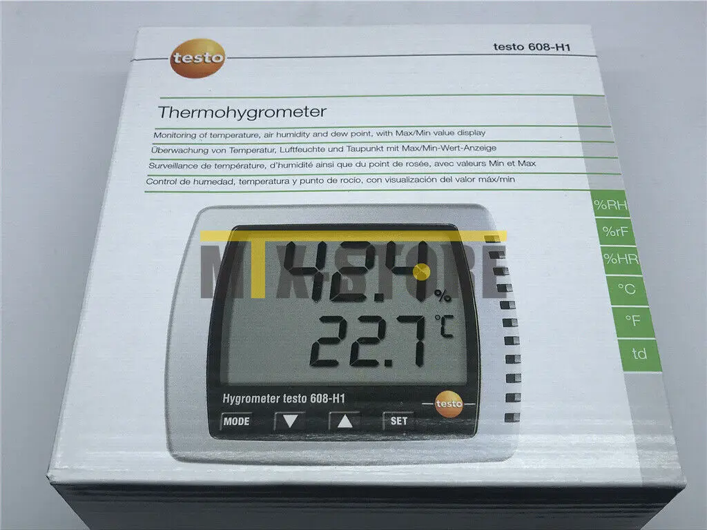 

1pcs BRAND NEW ONES TESTO 608-H1 Digital Thermohygromet