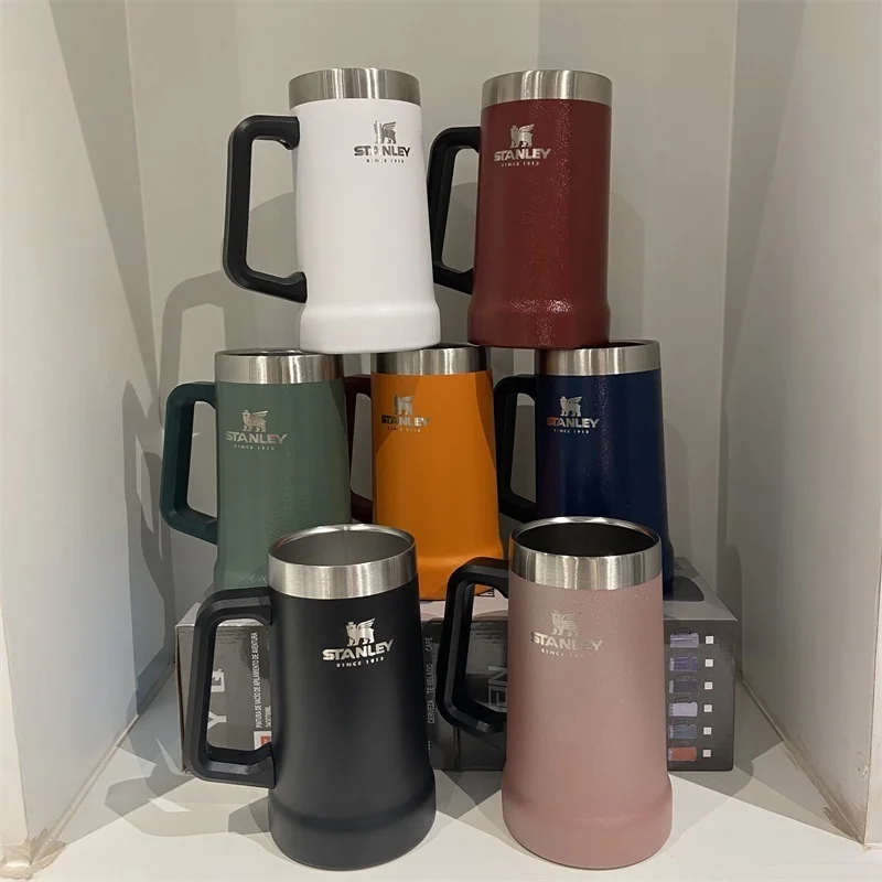 Copo Stanley Inox Beer JA оригинальная Термокружка 709 мл пивная для пива из нержавеющей