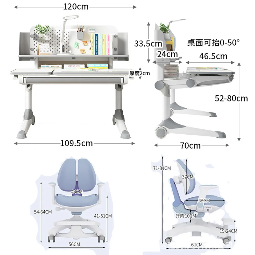 Student's Learning Chair Correction Sitting Chair Household Adjustable Lifting Back Childdren Study