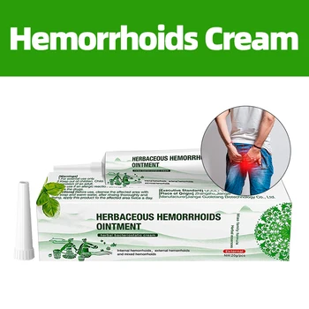 Hemorrhoids Treatment Herbal Cream Anal Fissure Swell Bleed Cure and Piles Pain Relief Internal and External Hemorrhoids Removal