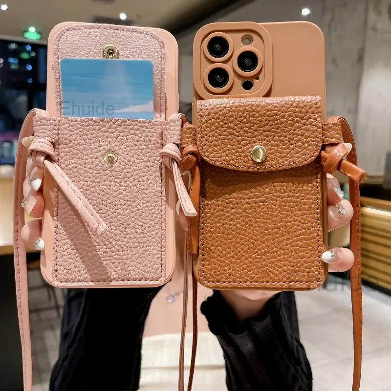 Crossbody Lanyard Case for Xiaomi Mi 14 12T 11T 13T Redmi Note 13