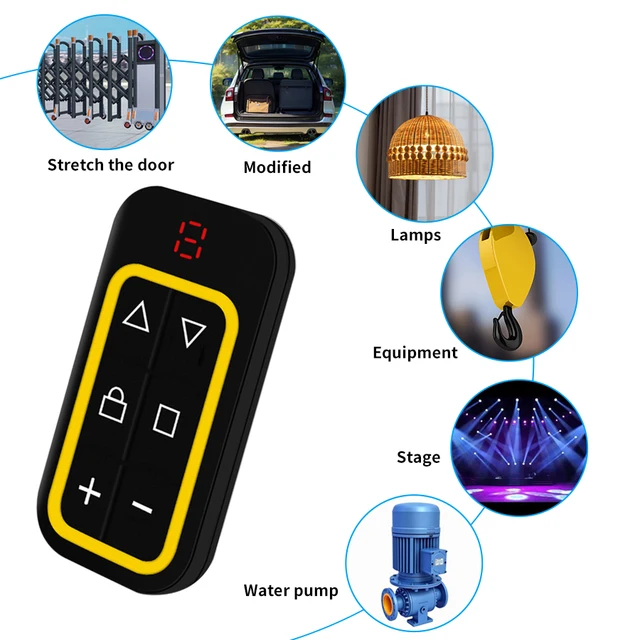 Universal Garage Remote Control Gate Key Duplicator Clone Multi-frequency Garage Door Controller 8 Channels 300-915Mhz 433Mhz 6
