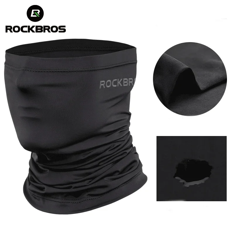 ROCKBROS Quick-Dry Cycling Face Mask Scarf Sun Protection Cycling Headwear Outdoor Sports Face Cover Breathable Bicycle Bandana