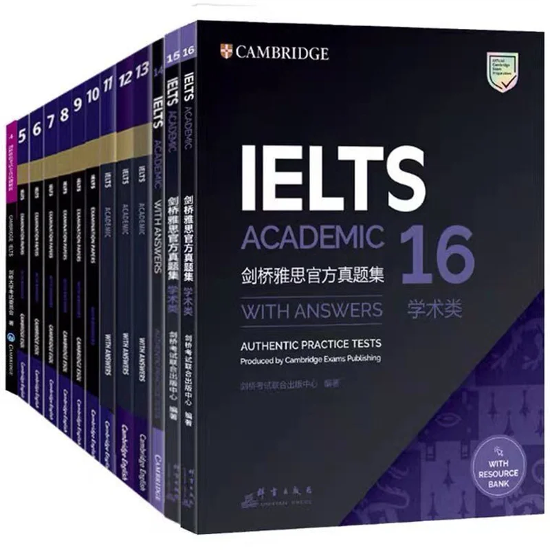 

Cambridge English IELTS IELTS 17 Academic IELTS Zhenti 4-17 Speaking Listening Reading Writing Study Book （Volume 17 Book）