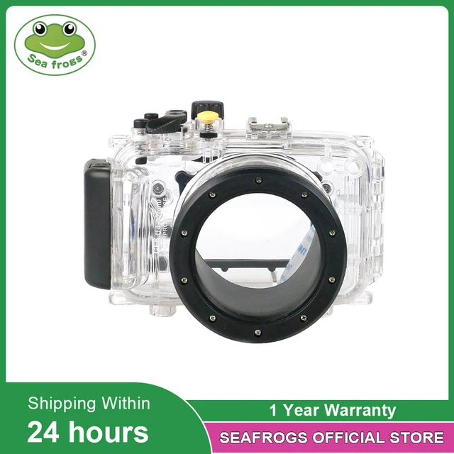 For Panasonic GF6 Camera 14-42mm Waterproof Housing Underwater Sport Scuba Diving Photography Camera Protect Cover Box + Glasses
