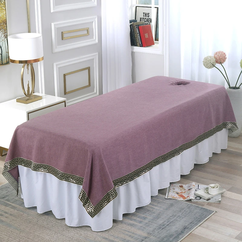 Cotton Beauty Salon Bed Cover Massage Table Cover Sheet Beauty Bed