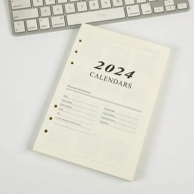 2021 2022 2023 2024 Business Executive A5 A6 Spiral Agenda Paper