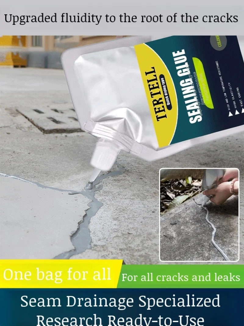 Multifunctional leakage repair adhesive high elasticity quickdrying waterproofing adhesive
