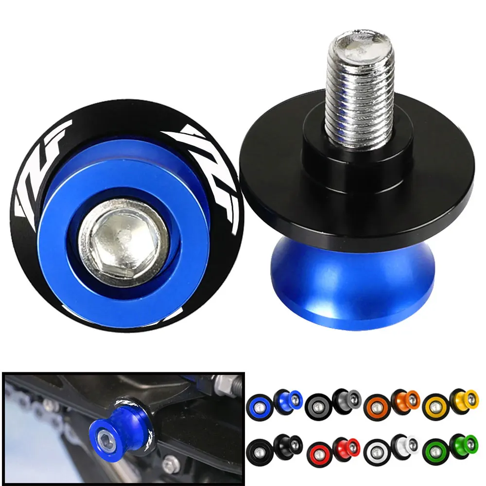 

yzf Motorcycle Accessories Swingarm Spools sliders Rear Stand Screws M6 FOR Yamaha YZF R3 R25 R6 R1 2013-2019 2020 2021 2022