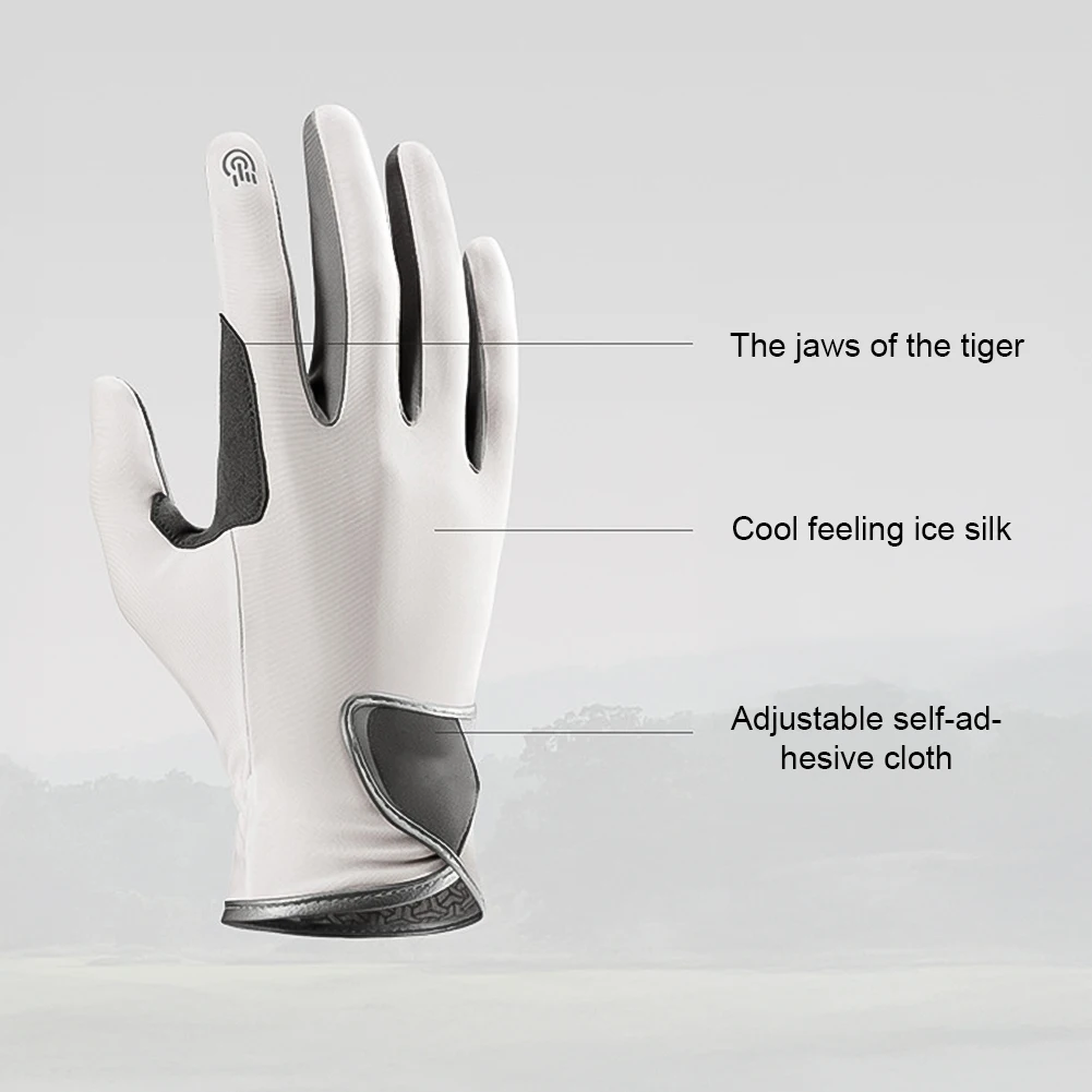 1 Pair Men Anti-Slip Granules Golf Gloves Male Warm Fleece Mittens Winter Touch Screen Golf Gloves Full Hand Sports Handcover