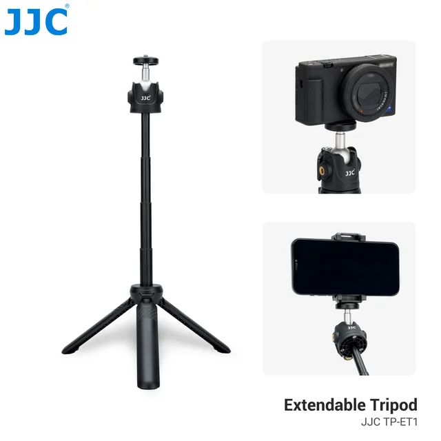 JJC ミニ三脚自撮りスティック卓上三脚 DJI Osmo 360 GoPro JJC ミニ三脚自撮りスティック卓上三脚 DJI Osmo 360 GoPro