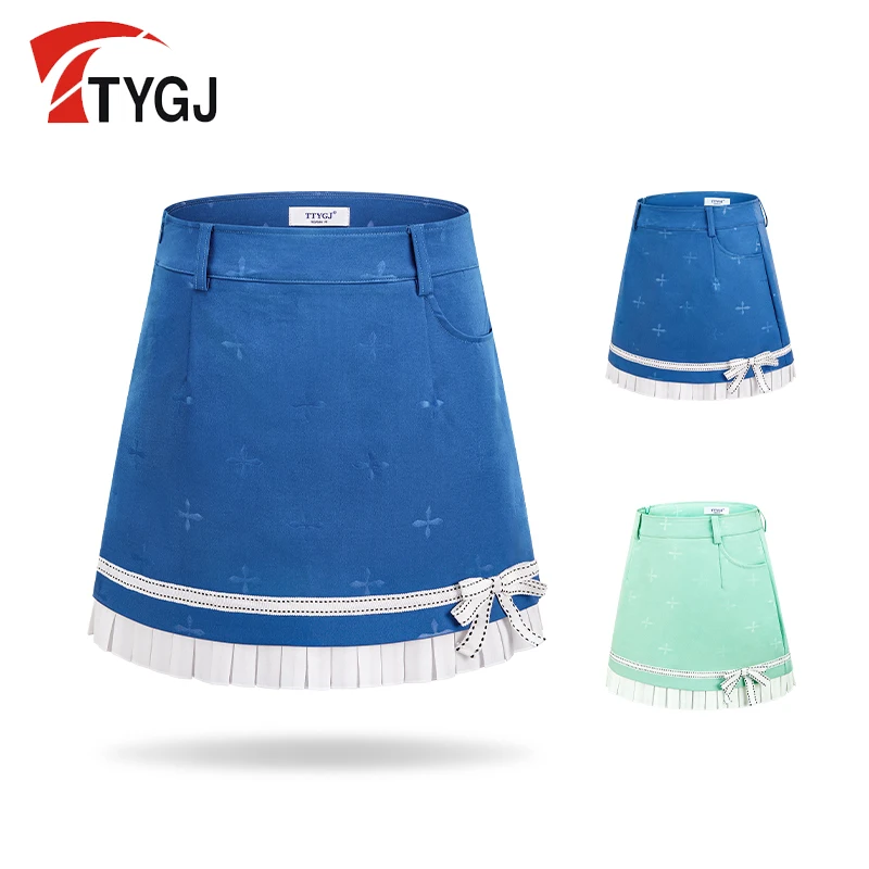 Golf Skirt Quick Dry False Two Anti-Gloss Summer Fashion Sweet Skirt Direct Sale Manufacturer TTYGJ