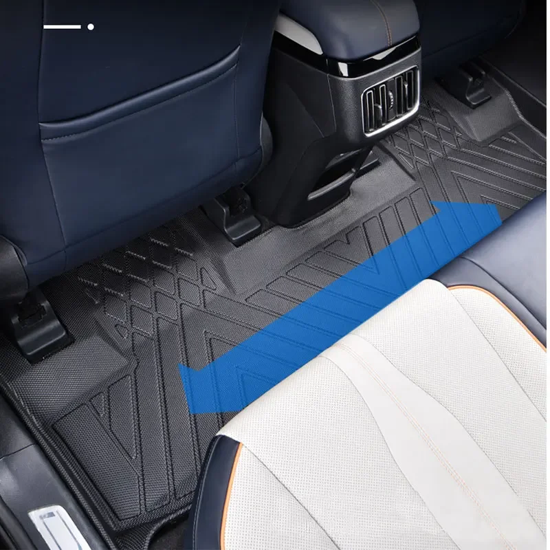 Car Floor Mats For BYD Song Plus DM-i EV 2024 2025 Seal U Trunk Mat Backrest Cushion Non-slip Foot Pad Cargo Liners