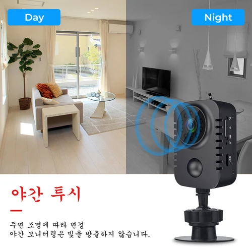 미니 바디 카메라 1080P 풀 HD 보안 포켓 야간 투시경 모션 디텍션 소형 캠코더 차량용 대기 PIR 비디오 레코더 4