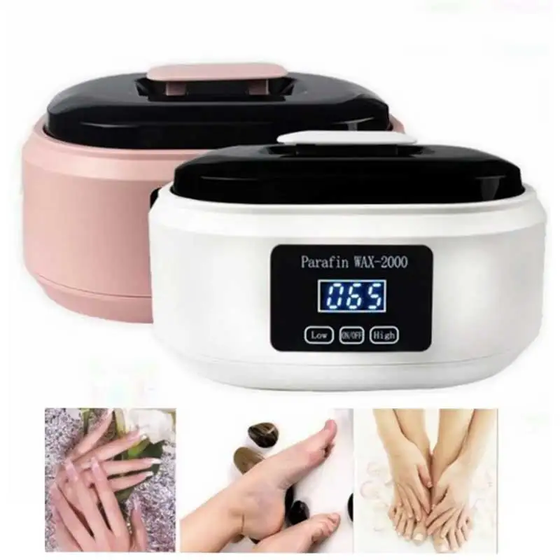 200W Wax Heater Hands Feet Bath Body Hair Removal Digital Timing Melting Wax Bean Therapy Machine Men Women Spa Smooth Skin Care