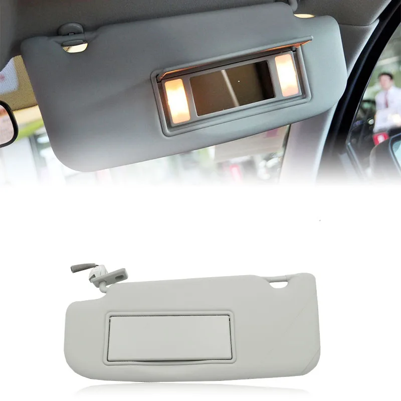 Szwaldaper 1 個、ティーダ 2005-2010 用、車のインテリアサンバイザー右フロントガラスサンシェードサンシールドミ 左側車サンバイザー  ミラー付き、、ティーダ 2005-2012 アクセサリー車フロントサンシェードサンバイザー Kia K3 2013 2014 2015 2016  サンバイザー ... 、ティーダ 2005-2010 フロント左サンバイザーシールドシェードフロントガラスサンバイザー