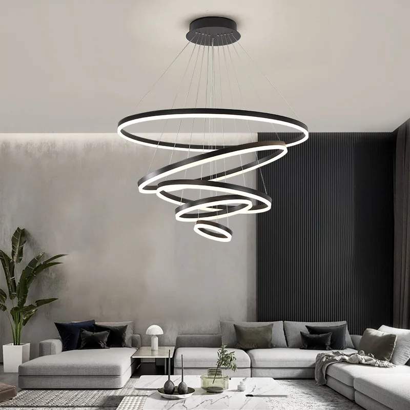 5-Ring LED Ceiling Chandelier 5