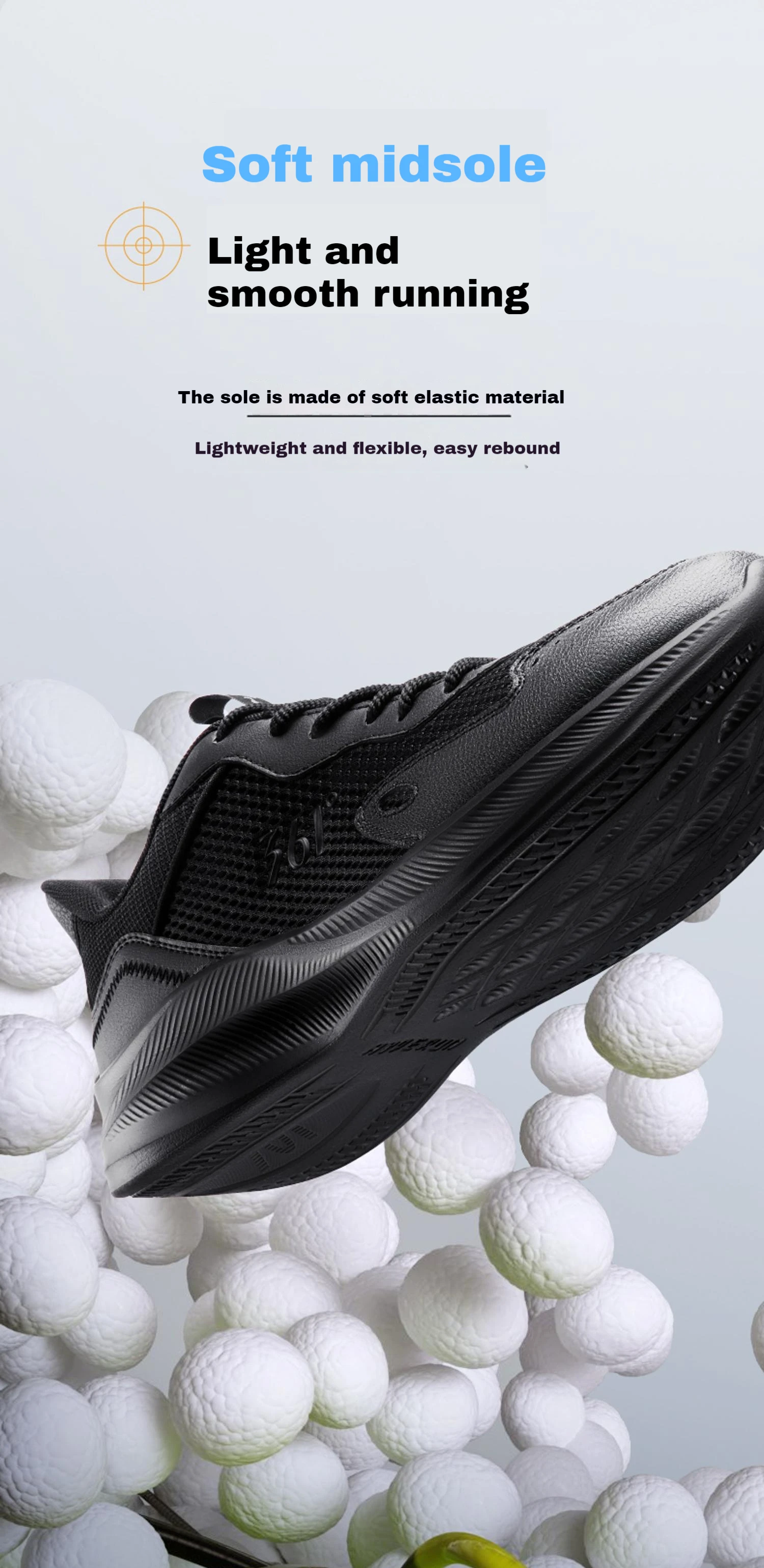 361 Degrees Men Running Shoes - Breathable Mesh