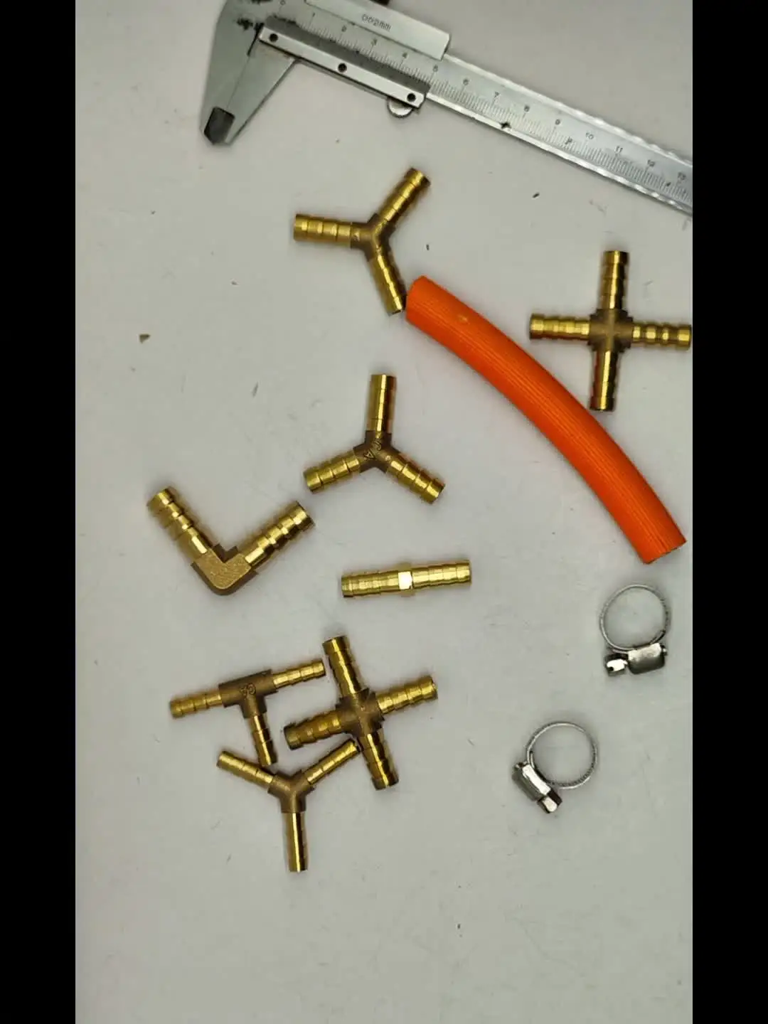 Raccordo Riduttore In Ottone Per Tubi 19-25mm - Giunto Rapido Adattatore A Barba Per Alte Pressioni