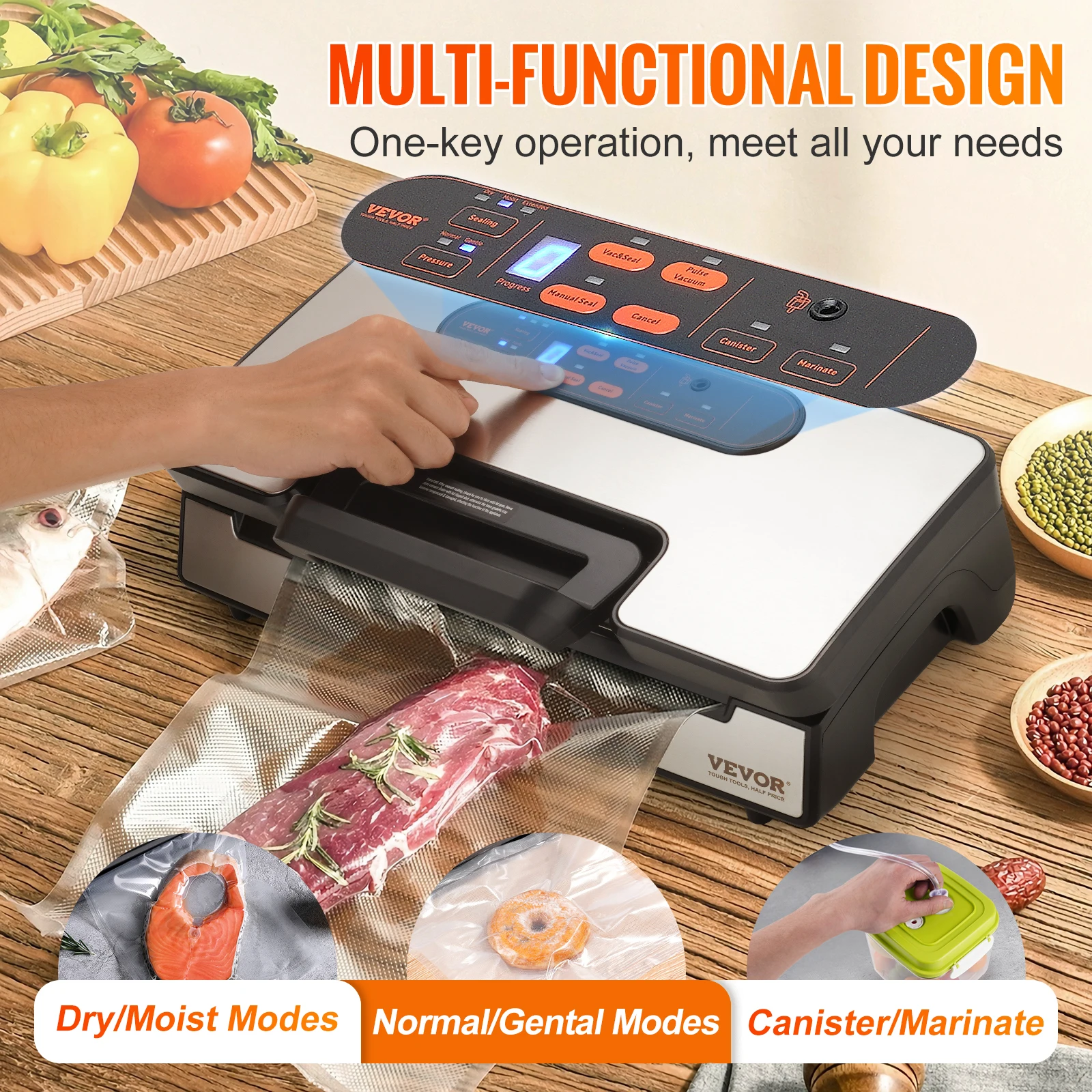 Vacuum Sealer Machine Food Preservation Storage Saver Automatic