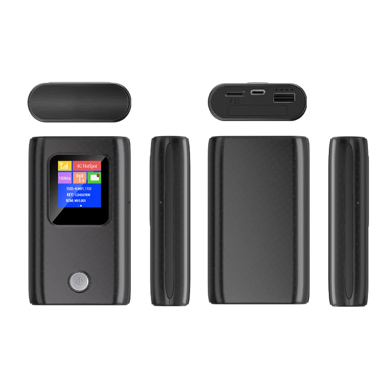 Kuwfi Mini 150mbps 4g Router sem Fio Wifi Modem Portátil Desbloqueado Outdoor Mobile Hotspot Dispositivos de Bolso 6000mah Power Bank - Imagem 3