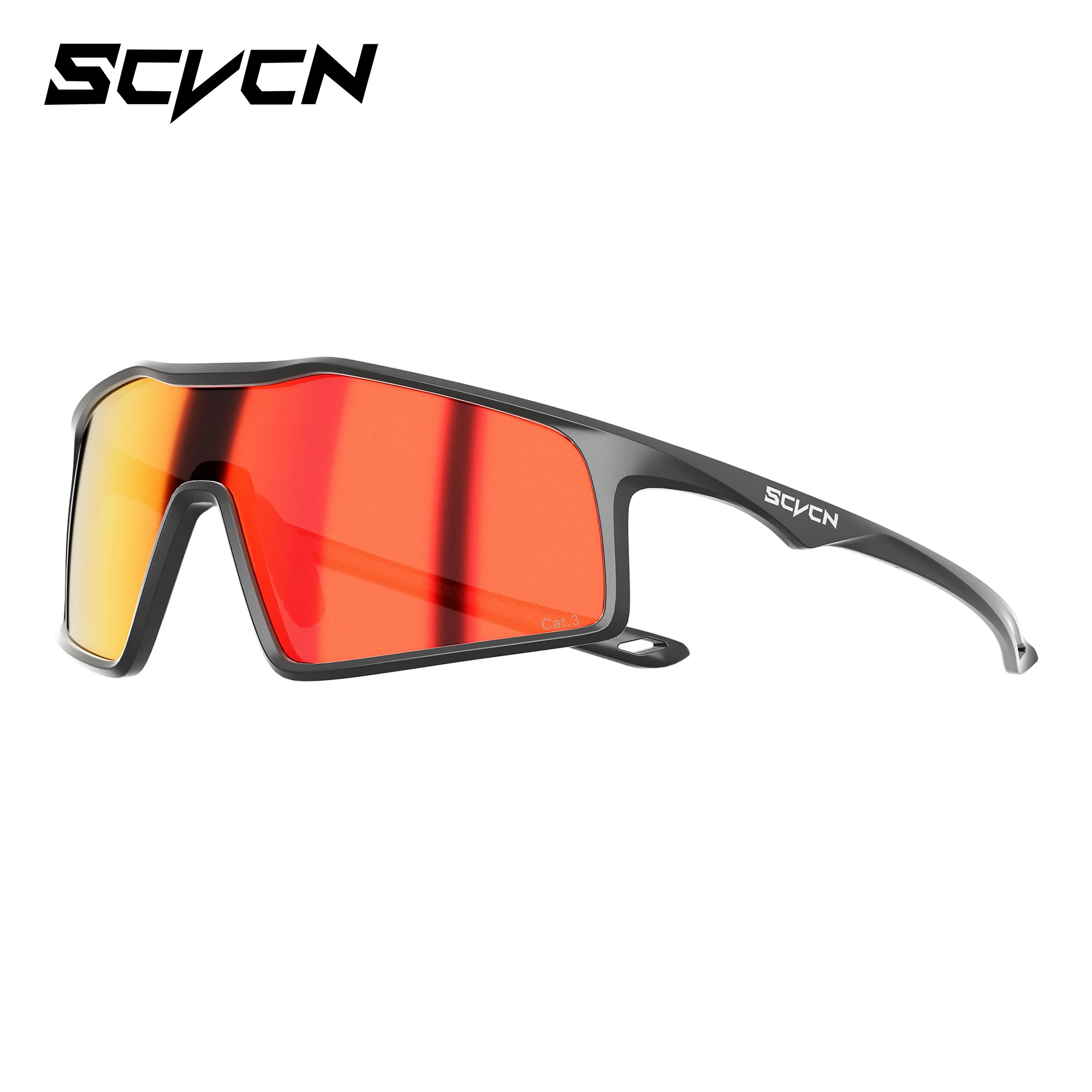 SCVCN Cycling Glasses for Men Outdoor Sports Sunglasses Mountain Bicycle Glasses Road MTB Bike Cycle Eyewear Racing UV400