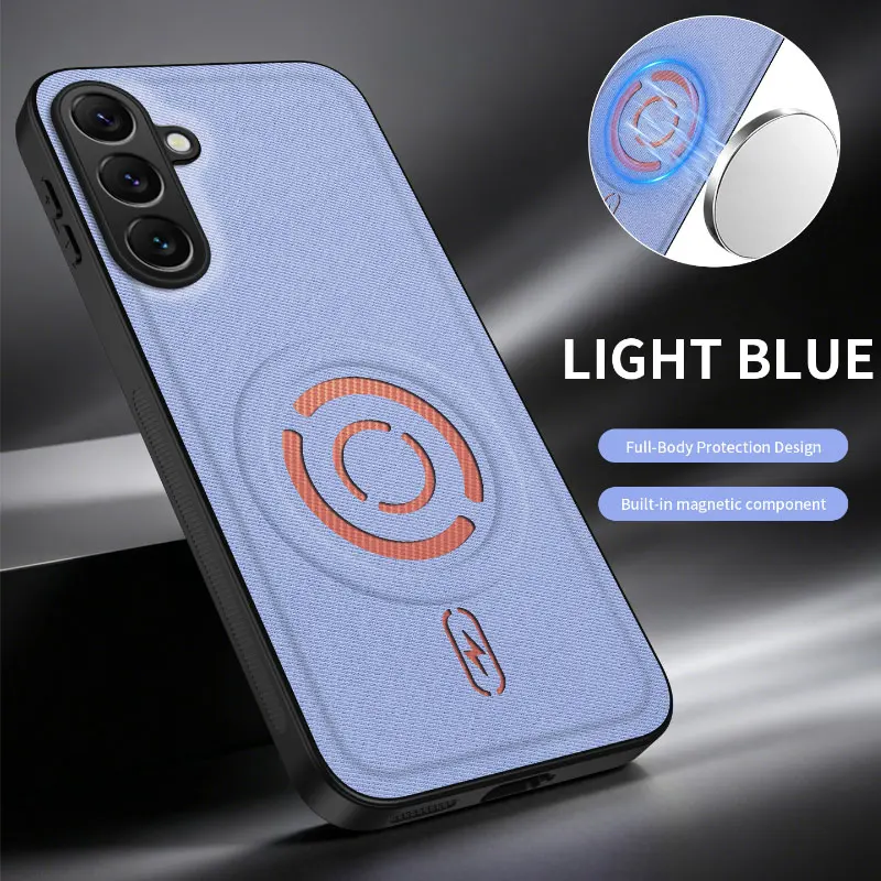 Luxury Tech Fabric Magnetic Shockproof Phone Case
