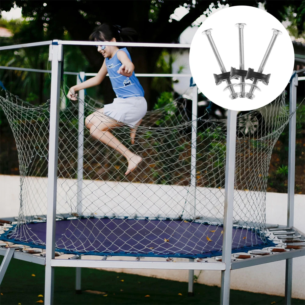 Description Picture 3 of item48Pcs Fixing Screws WearResistant Long Professional Trampoline Nut Children Playing DIN912 M2 M4 M5 M6 M8 A2 Stainless