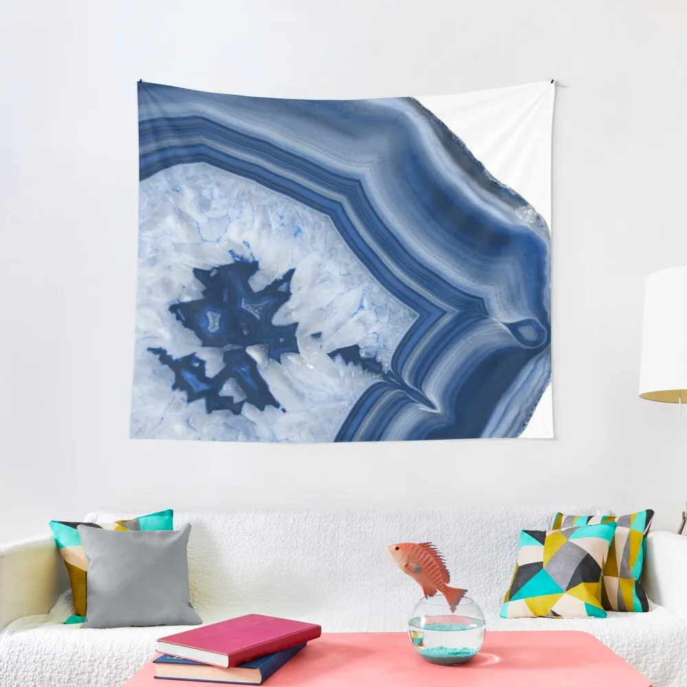 

Blue Agate Chic #2 #gem #decor #artTapestry Halloween Decoration