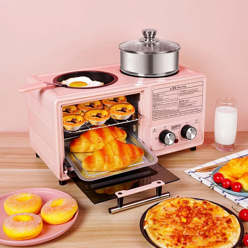4-in-1 Breakfast Machine Household Multifunction Four-Oven Oven Toaster Toaster Mini Electric Oven 6