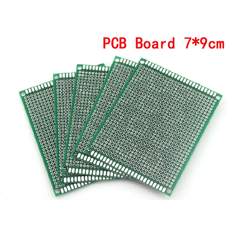 5pcs/lot 7x9cm Double Side Prototype PCB Board 7*9cm Universal Printed Circuit Board For Arduino Experimental PCB Copper Plate 10 15 universal board 10cm 15cm experimental board circuit board wire board hole board