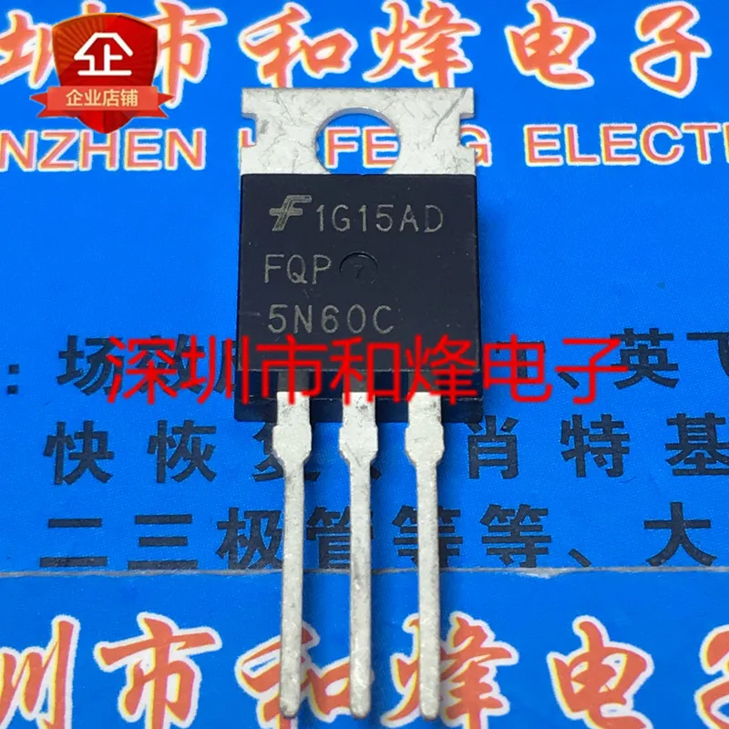 수입 오리지널 최고 품질 재고, 빠른 배송, FQP5N60C TO-220, 4.5A, 600V, 10 개/로트