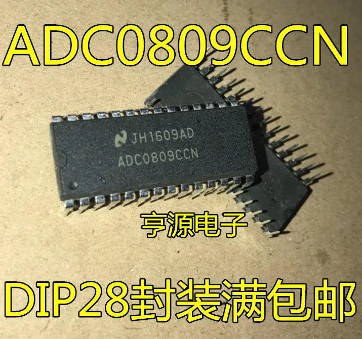 

10 шт. Оригинальный Новый ADC0809 ADC0809CCN 8-битный A/D конвертер DIP28