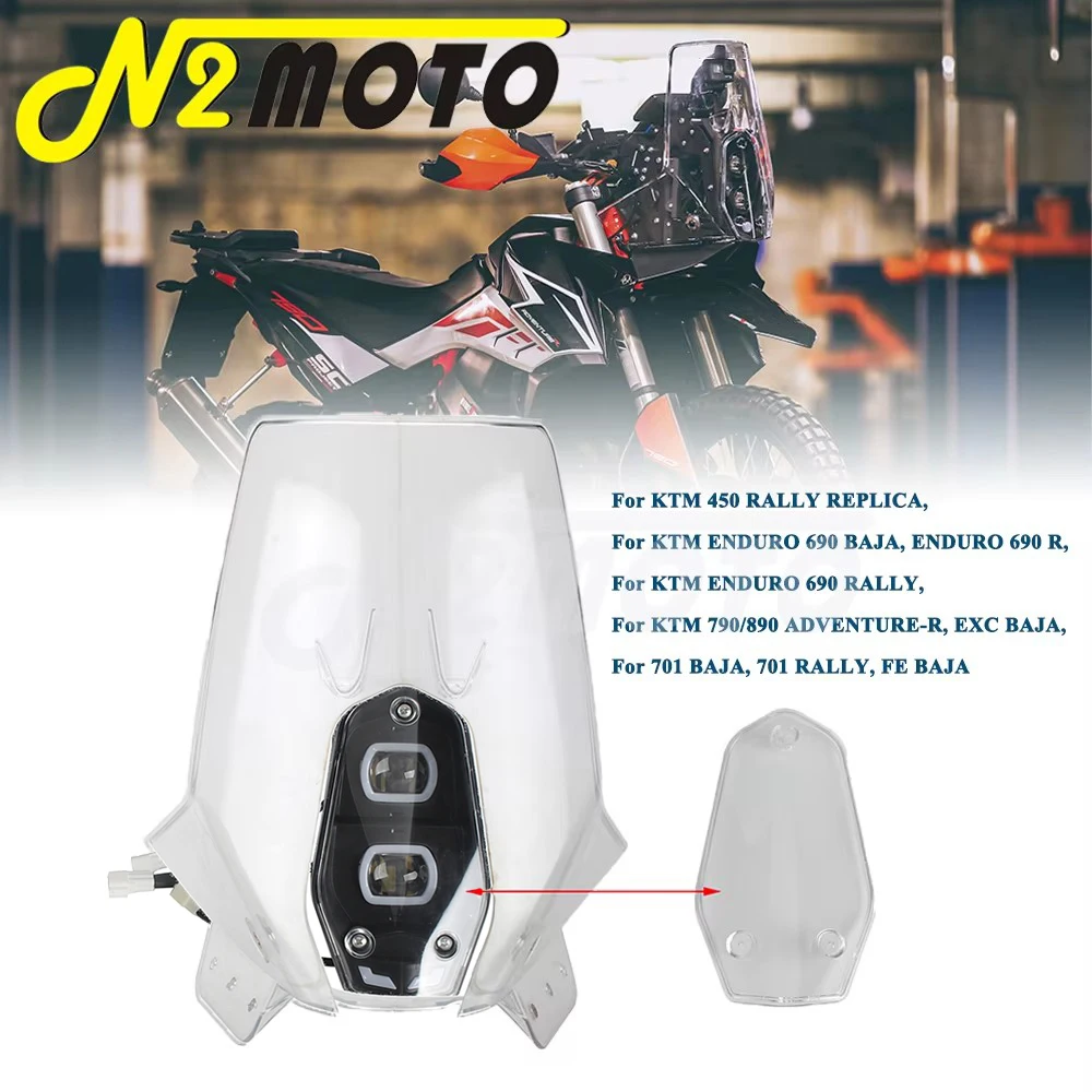 Motocross Wind Rally Fairing Winshield For KTM 450 RALLY REPLICA