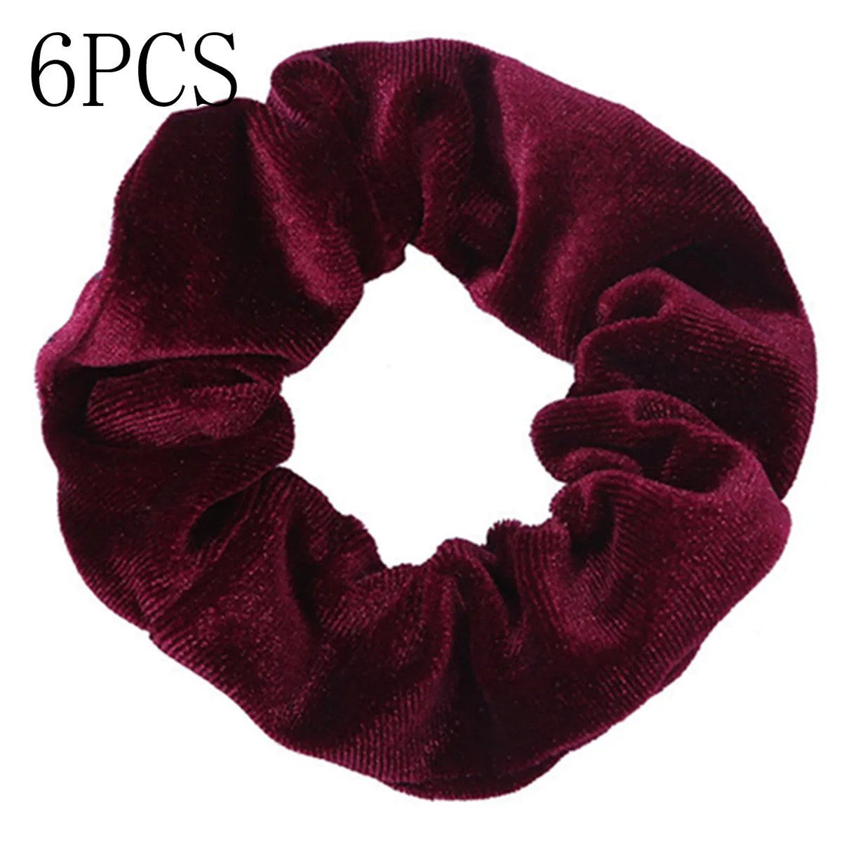 Velvet and Tie Dye Scrunchies Hair Accessories Set