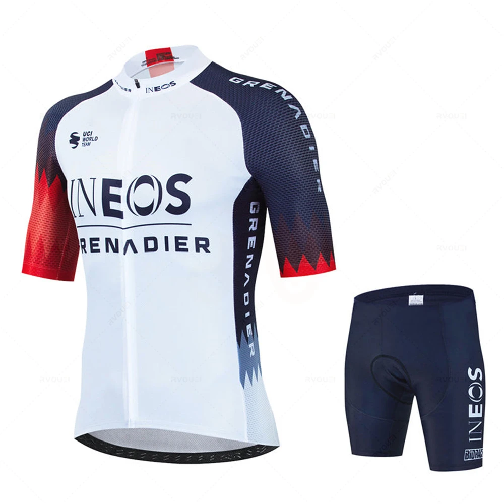 2023 New Maglia Ineos Grenadier Sports Team Training Cycling Clothing Breathable Mens Short Sleeve Can Be Customized Original