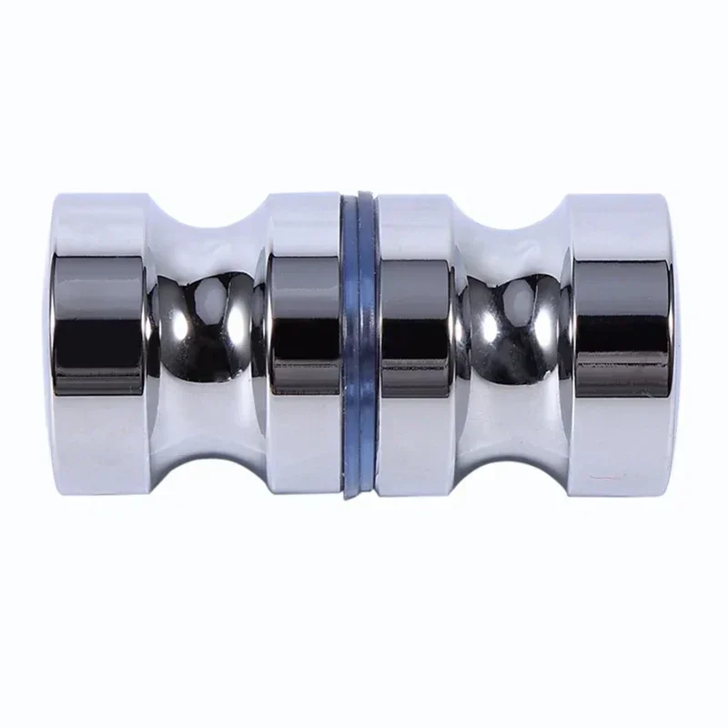 Door Handles Aluminum Alloy Single Glass Bathroom Shower Cabinet Handle Screw