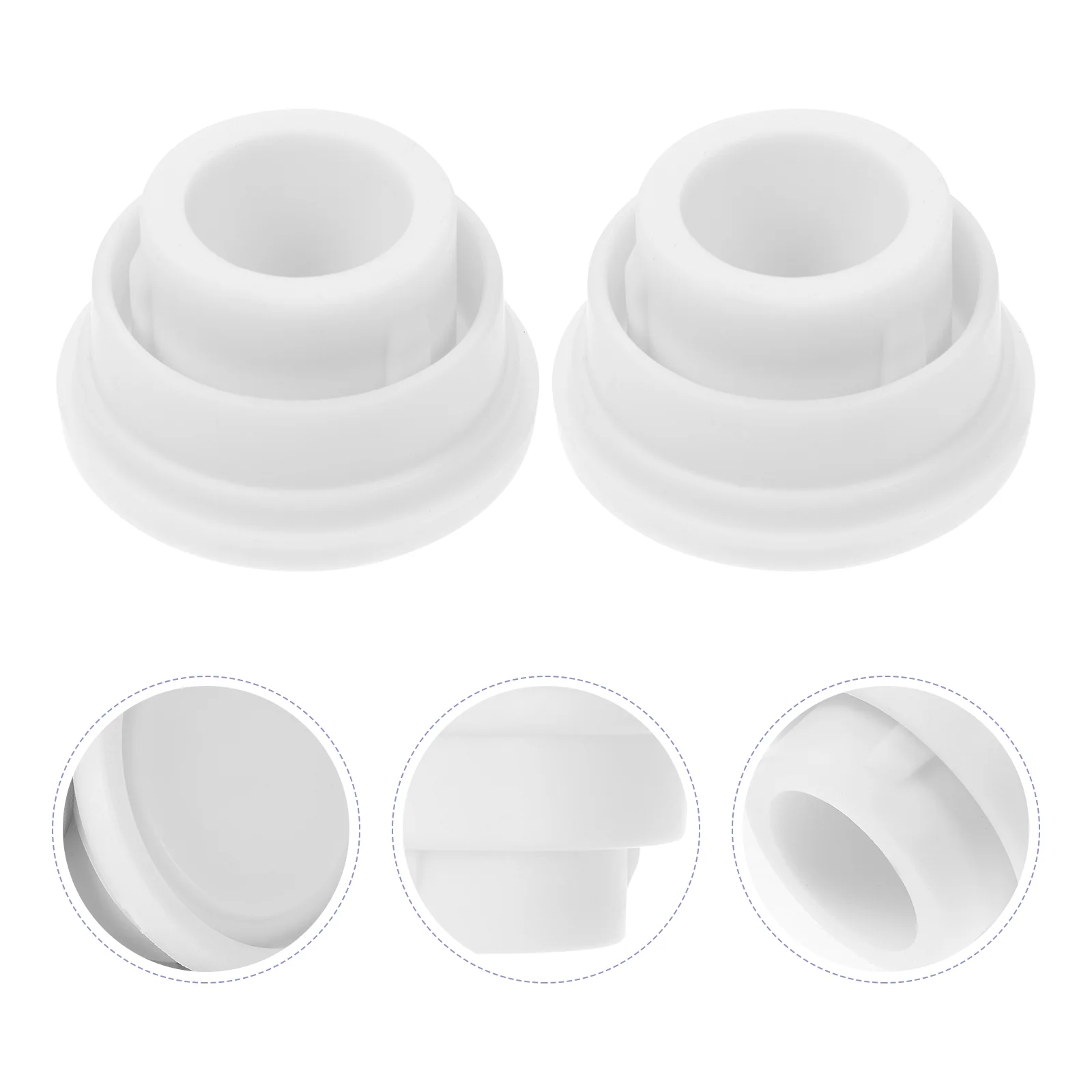 

2 Pcs Rubber Stopper for Swimming Pool Plug Inflatable Replace Ladder Caps