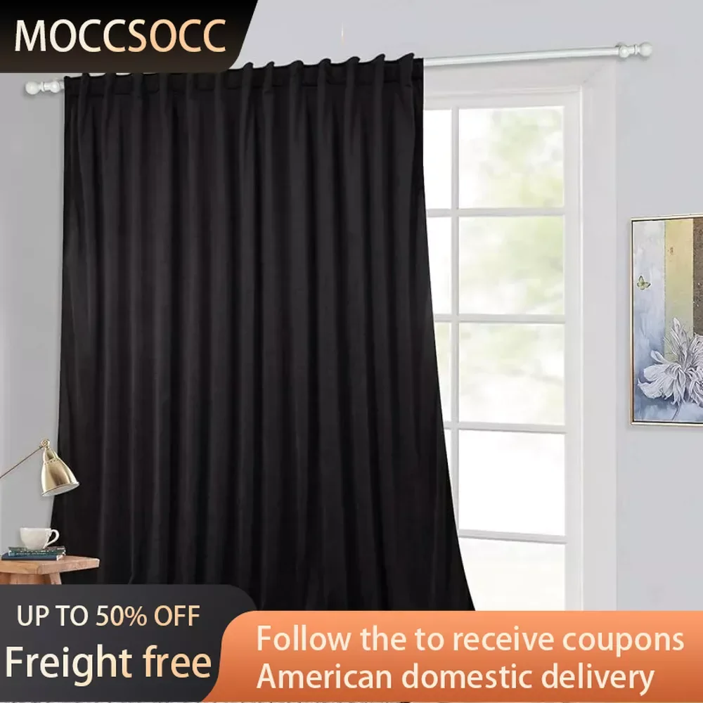 

100 X 120-inch Luxury Curtain for Living Room Curtains 1 Panel Freight Free Window Curtains Ready Cheap Blinds Dressing Rooms