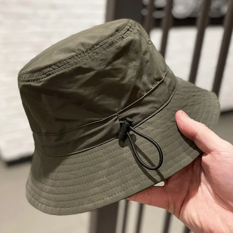 Chap-u-de-pescador-com-cord-o-ajust-vel-masculino-tampa-da-bacia ...