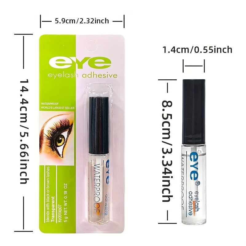 5g Waterproof Long-Lasting Eyelash Adhesive Transparent Self-Adhesive Glue for False Eyelashes Eyelash Extensions