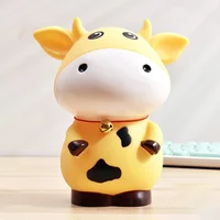 3 Sizes Piggy Bank For Paper Money Animal Cow Safe Money Box For Kids Creative Children Gifts Coins Cash Box Home Decoration 2