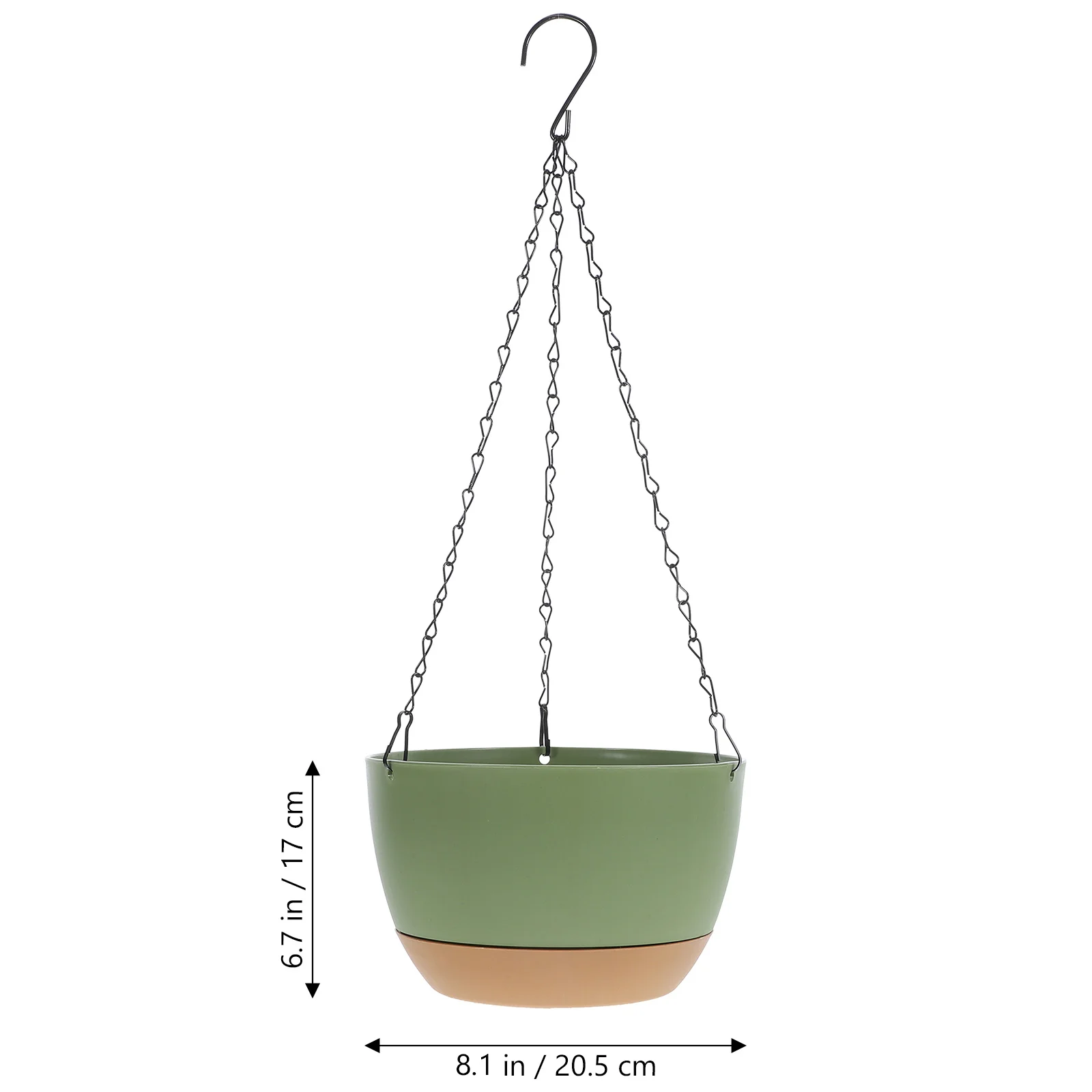 2 Pcs Self absorbent Hanging Flowerpot Green Plant Decor Water Hydroponic Basket Pot Plants House Material 6