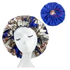 Europe and America Bonnet Women Night Sleep Cap Satin Lining Soft Extra Large Head Wear Lady Headwrap Hair Care Hat Wholesale 2