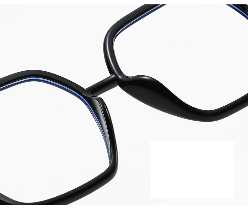 Schutzbrille, Übergröße, blaues Licht blockierende Brille, Brillenglas, Computerbrille für Damen, Unisex, lindert Brillen – Detail 10