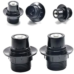 10 Pack E12 Candelabra Lamp Socket With Ring Black Bakelite Lamp Holder Phenolic Candelabra Lamp Base
