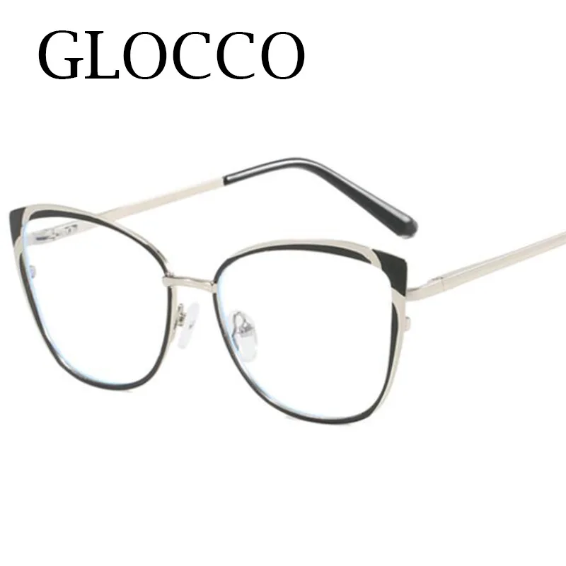 Brand Designer Retro Lady Cat Eye Myopia Glasses Women Fashion Metal Frame Anti Blue Light Computer Eyewear Graduation Glasses 4